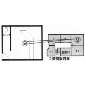 北郷ビル（2階-9）::間取り図(1)