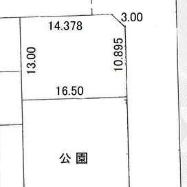 大麻北町　売土地::間取り図(1)