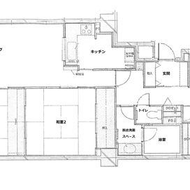 ネオ・シティあいの里　Ｃステ－ジ　８０９号室 4LDK::間取り図(1)