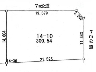 江別市大麻沢町　住宅用地　角地90.9坪::写真(1)
