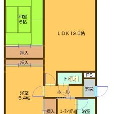 ウエストビレッジ118：103号室　リフォ－ム済　美室::間取り図(1)