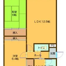 ウエストビレッジ118：203号室::間取り図(1)