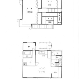 篠路６条６丁目　貸一戸建　::間取り図(1)