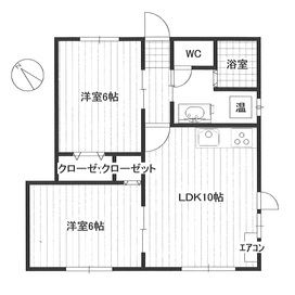 リリ－ハイツ　301号::間取り図(1)