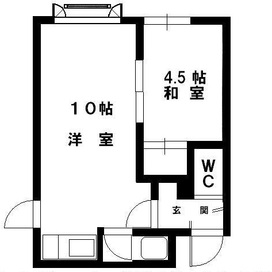  エステート44　102号::間取り図(2)